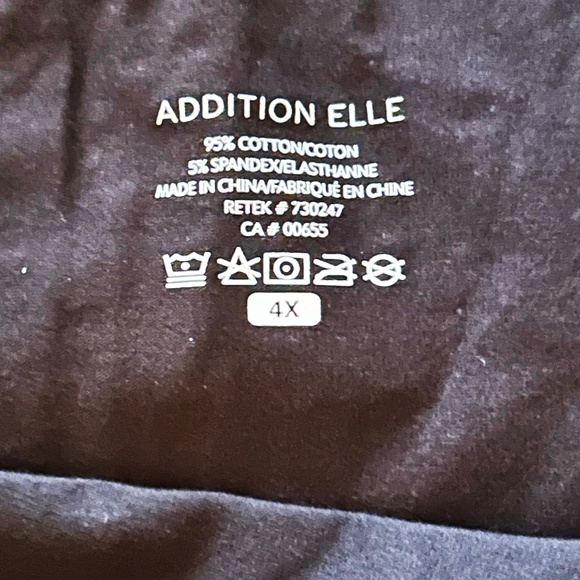 FULL BRIEFS, TWO, COTTON SPANDEX, BLACK PRINTED, SIZE 4X, DéESSE COLLECTION for - Picture 2 of 6